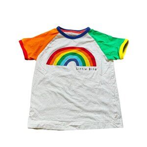Little Bird By Jools Rainbow Raglan Tee 7/8
